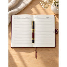 Load image into Gallery viewer, Guardian Angel Prayer Journal with Pen Christian Religious Gift Gratitude Notebook– PU Leather - 8 7/8"x5 8/8"