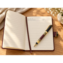Load image into Gallery viewer, Virgin of Vladimir Icon Prayer Journal with Pen – PU Leather Gratitude Journal - 8 7/8"x5 8/8"