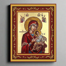Load image into Gallery viewer, Our Lady of Perpetual Help Gilded Greek Orthodox Byzantine Icon