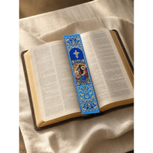 Load image into Gallery viewer, Set of 3 Nativity Of Christ Book Markers Textile Art 9 1/8"x2"
