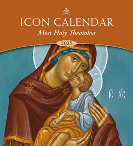 2025 Icon Calendar: Most Holy Theotokos (Gregorian version, new calendar)