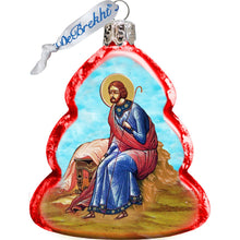 Load image into Gallery viewer, Nativity Mercury Glass Ornaments Set of 3 by G. DeBrekht
