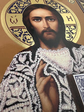 Load image into Gallery viewer, Jesus Christ the Teacher Wooden Icon Gold Foil 7 1/2 inch, Wall Hanging &amp; Standing
