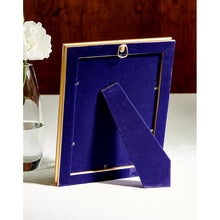 Load image into Gallery viewer, Holy Trinity Icon - Set in Wooden Gold Frame With Stand For Standing and Hook For Hanging on Wall 7 3/4"x6 1/4"
