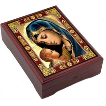 Load image into Gallery viewer, Wooden Icon Box - Madonna and Child
