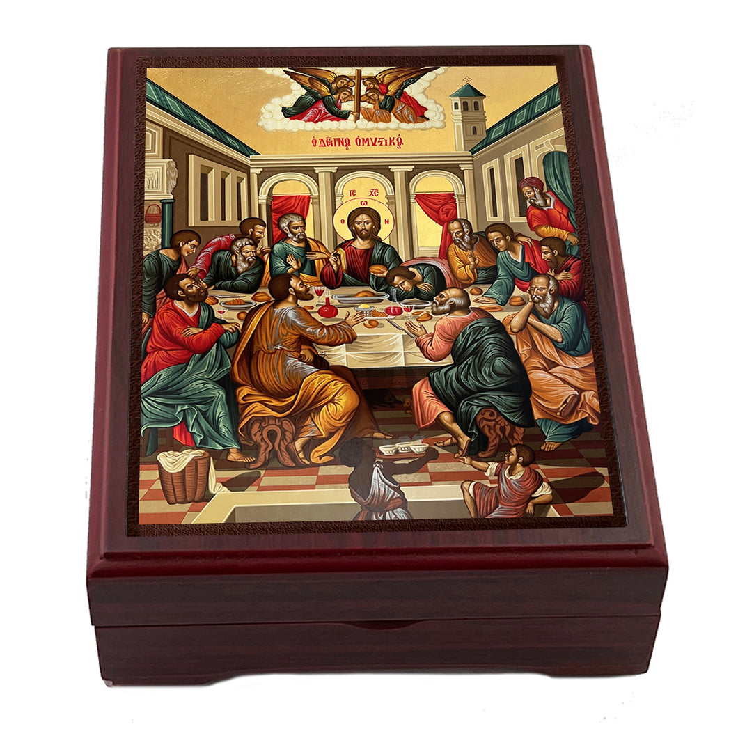 Wooden Icon Box - Mystical Supper Icon