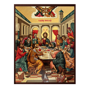 Wooden Icon Box - Mystical Supper Icon