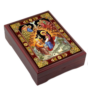 Wooden Icon Box - Nativity of Christ