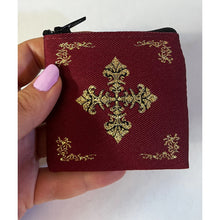 Load image into Gallery viewer, Sterling Silver 925 Cross Pendant 1 3/8"x3/4" Cross Stamped  Sterling Silver 925, Catholic, Orthodox Christian - COMES IN TAPESTRY POUCH
