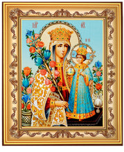 Load image into Gallery viewer, G111  Unfading Bloom Icon in Wooden Frame

