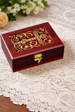 Load image into Gallery viewer, Three Bar Cross Wooden Icon Box Keepsake For Prayer Beads Rosary Jewelry -  Anything Sacred 7 1/2 Inch - Table or Wall Hanging
