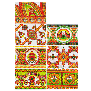 7 Geometric Style Ukrainian Easter Egg Decorating Wraps