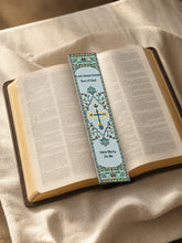Load image into Gallery viewer, Jesus Prayer Bible Cover Pouch with Matching Bookmark – Set of 2, Three-Bar Cross, ICXC Dove, “Lord Jesus Christ, Son of God, Have Mercy on Me”
