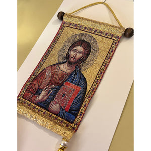 Christ The Teacher Tapestry Icon