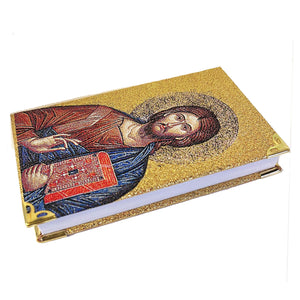 CHRIST The Teacher - 2 SIDED - Tapestry Icon Notepad - Prayer Journal