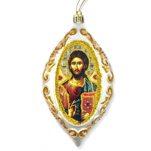 Christmas Ornament Decoration Christ The Teacher  6 1/2 Inch Non-Breakable