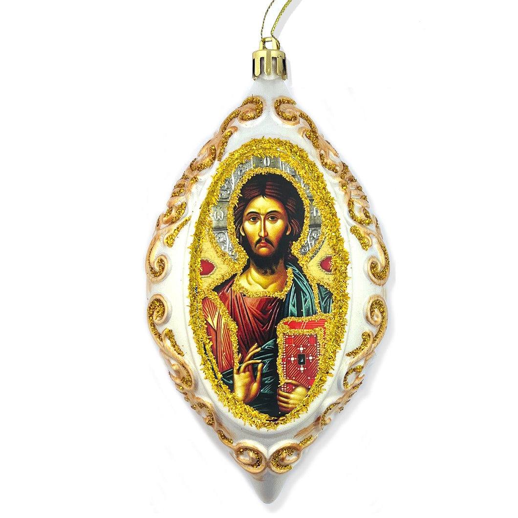 Christmas Ornament Decoration Christ The Teacher  6 1/2 Inch Non-Breakable