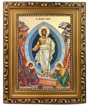 Load image into Gallery viewer, Resurrection of Christ, Angels, Christ Holding Three Bar Cross
