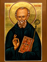 Orthodox St. Columba Icon Cross Stitch Pattern