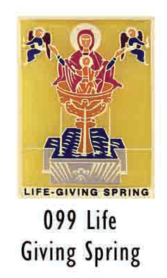 Life Giving Spring Lapel Pin