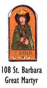 St. Barbara Lapel Pin