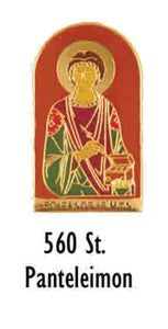 St. Panteleimon Lapel Pin