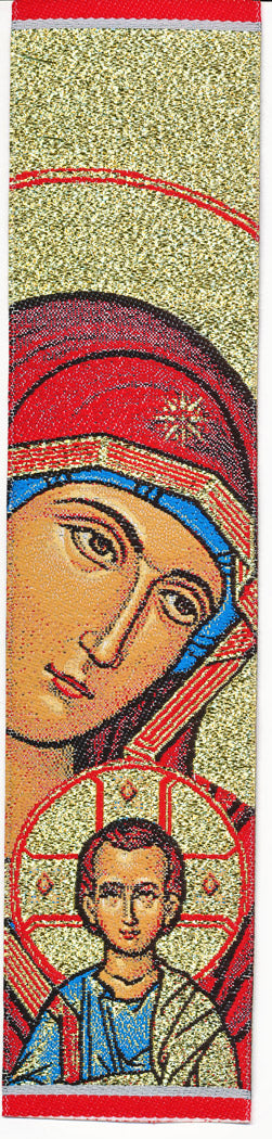 Orthodox Woven Bookmark Theotokos