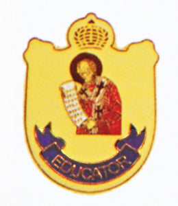 Orthodox Service Lapel Pin Educator