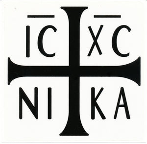 Orthodox Car Decal ICXC