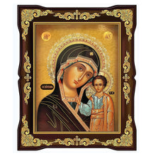 Load image into Gallery viewer, Framed Virgin of Kazan  8&quot; x 10&quot;
