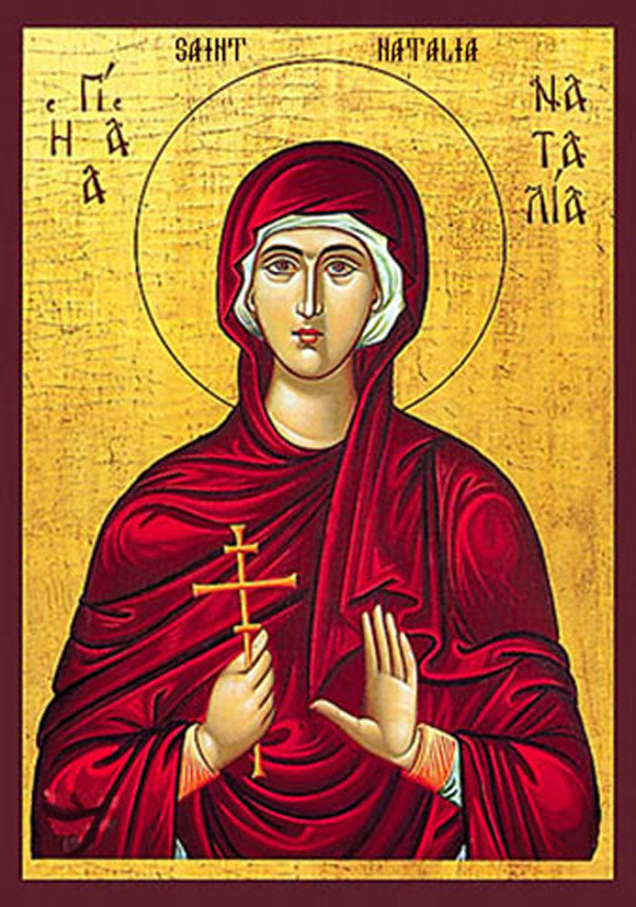 St. Natalia Icon Cross Stitch Pattern