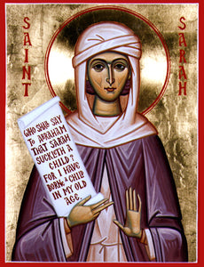 St. Sarah Icon Cross Stitch Pattern