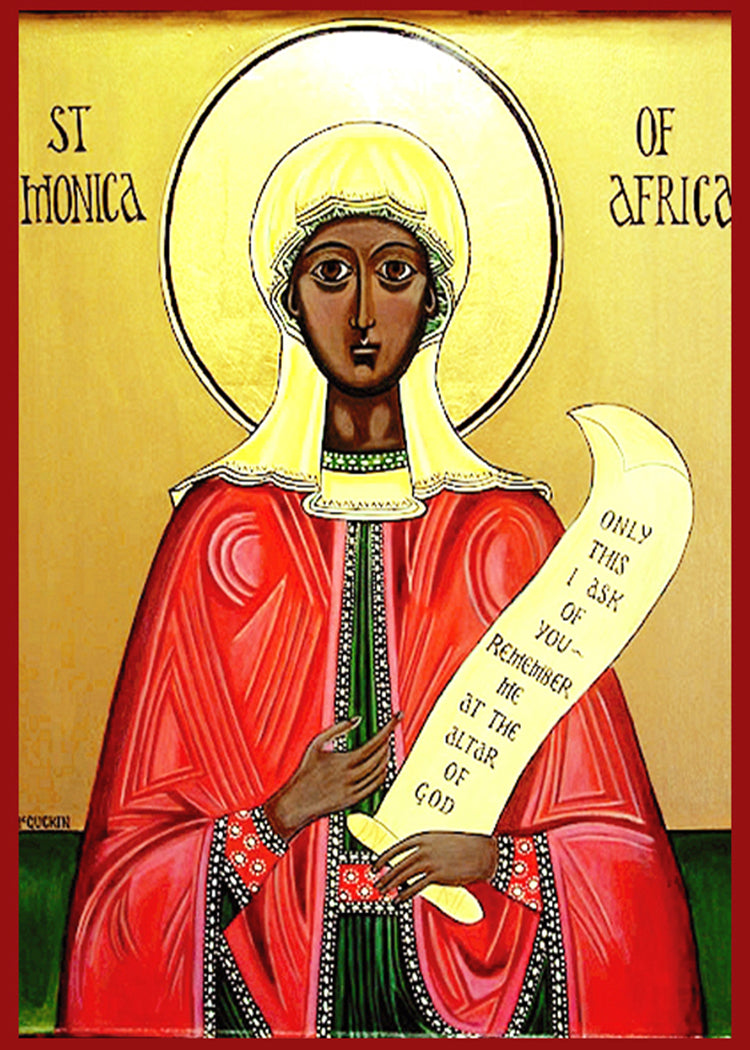 St. Monica Icon Cross Stitch Pattern