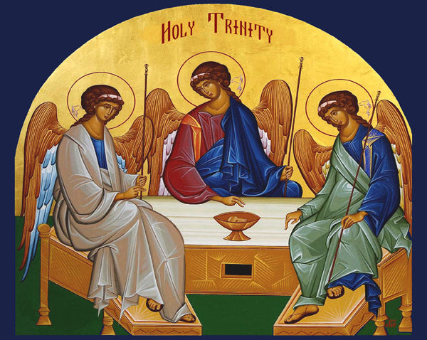 Holy Trinity Icon #2 Cross Stitch Pattern