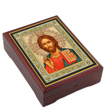 Load image into Gallery viewer, Wooden Icon Box - Christ The Teacher
