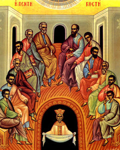 Pentecost Orthodox Icon Cross Stitch