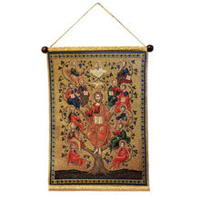 Load image into Gallery viewer, Tapestry Jesus and The 12 Apostles True Vine Wall Hanging
